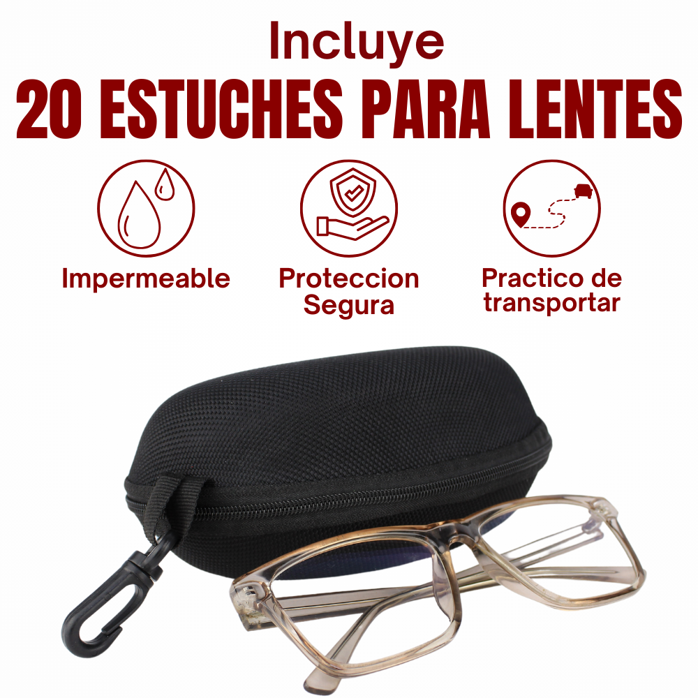 Mayoreo 20 Estuches para Lentes Sfeelt