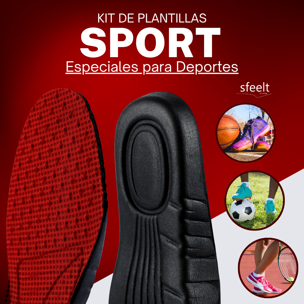 3 pares SPORT- Plantillas para Deporte