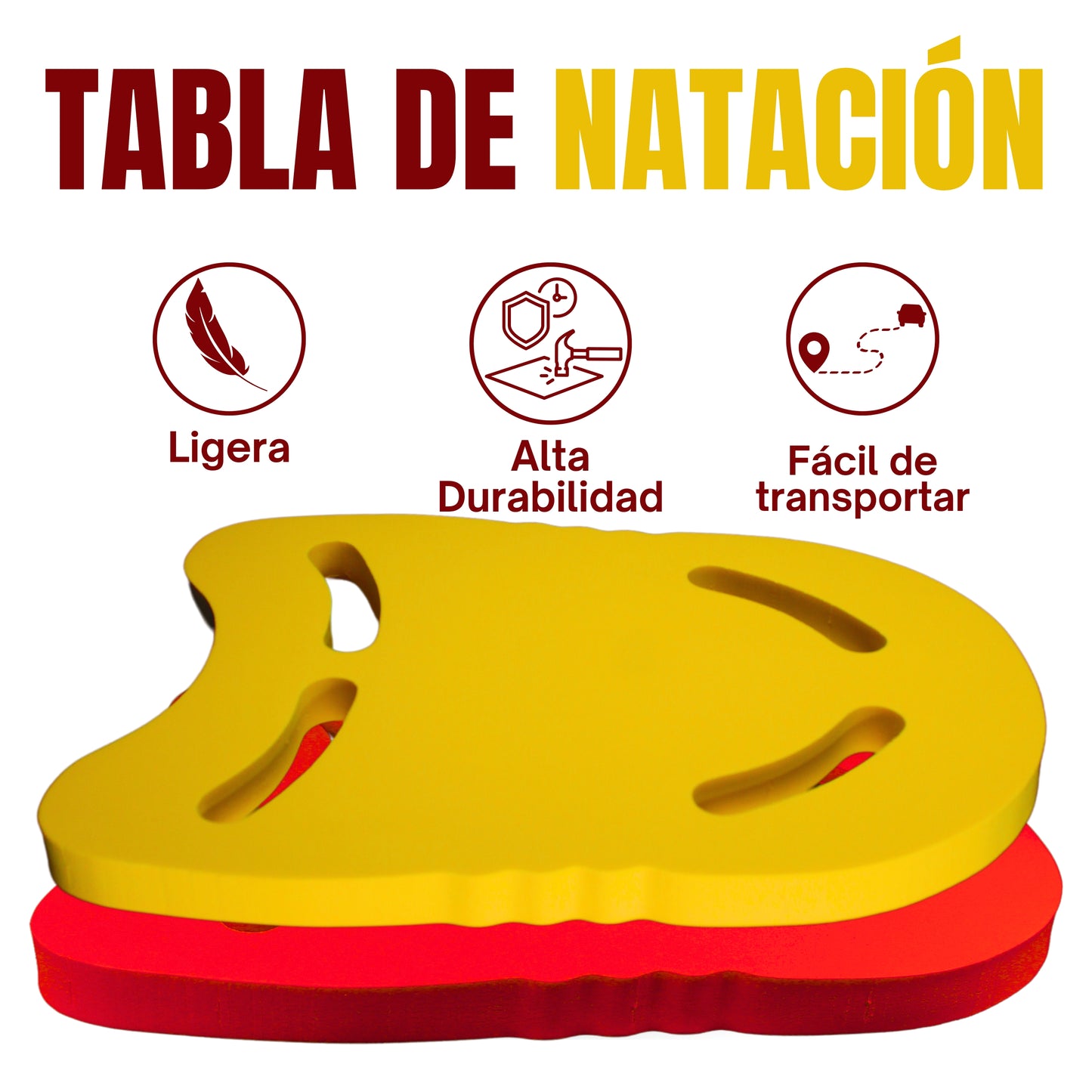 HydroKit 2 Tablas de Natación + 1 Estuche de Lentes
