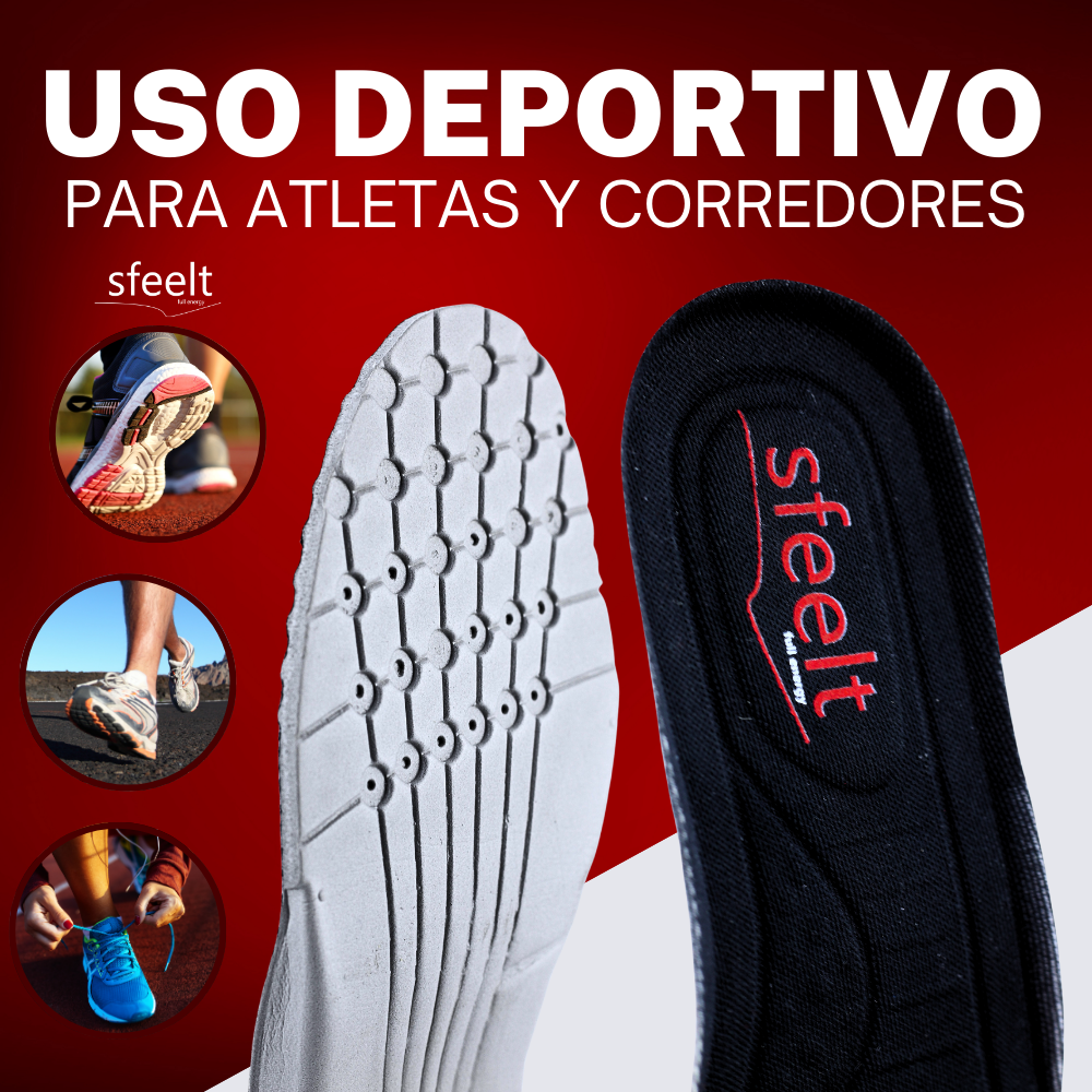 3 pares RUNNING- Plantillas para Atletas