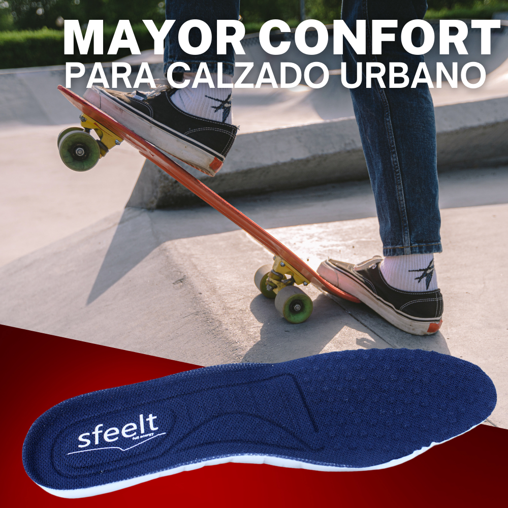3 pares URBAN- Plantillas para Descanso