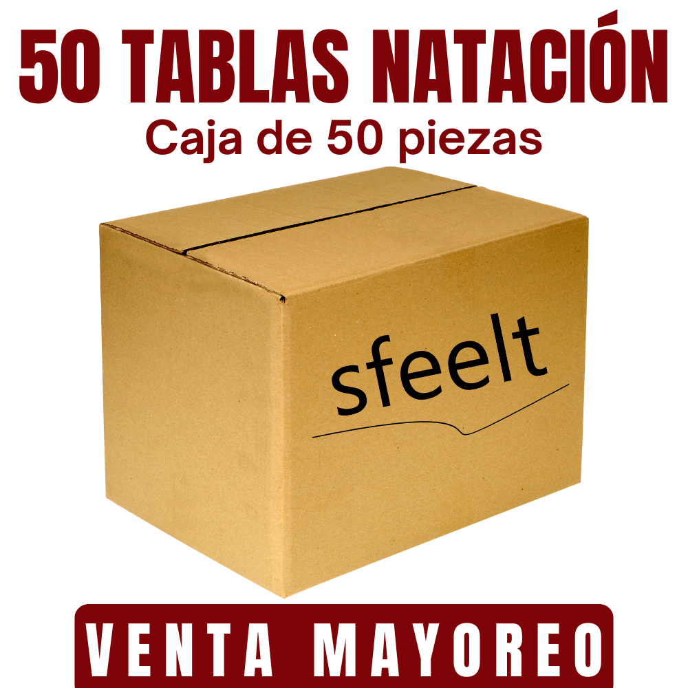 Caja 50 Tablas de Natación