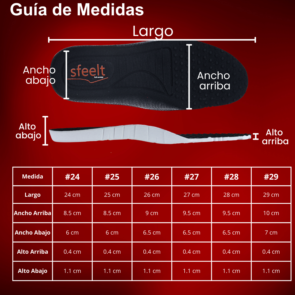 3 pares RUNNING- Plantillas para Atletas