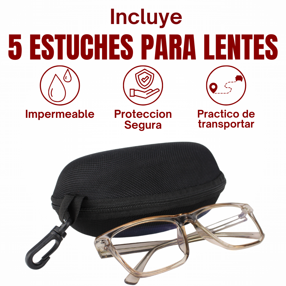 Kit 5 Estuches Impermeables para Lentes Sfeelt