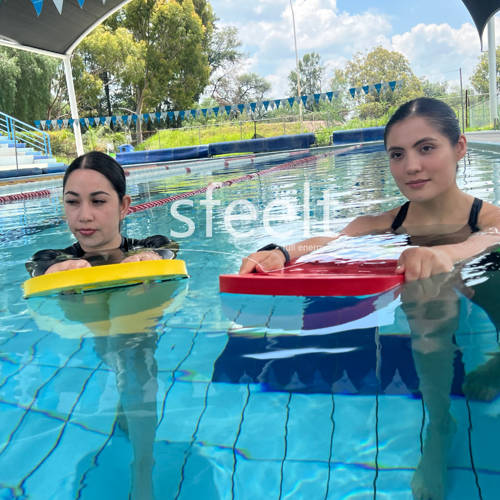 Tabla de Natación Roja