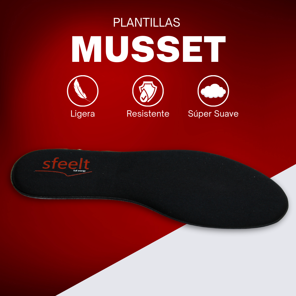 Plantillas para Calzado Casual Musset Sfeelt MUS