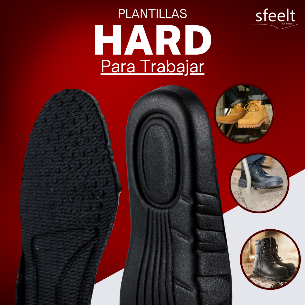 3 pares HARD - Plantillas para Trabajo