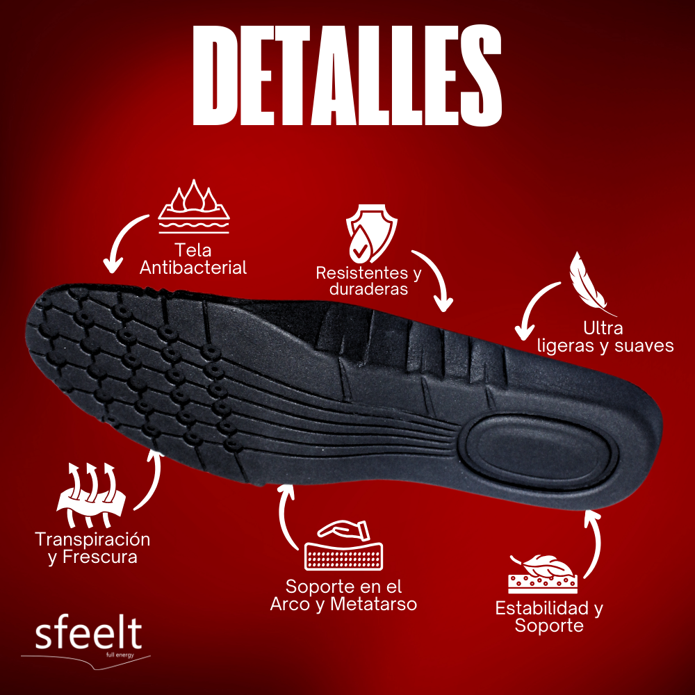 3 pares HARD - Plantillas para Trabajo