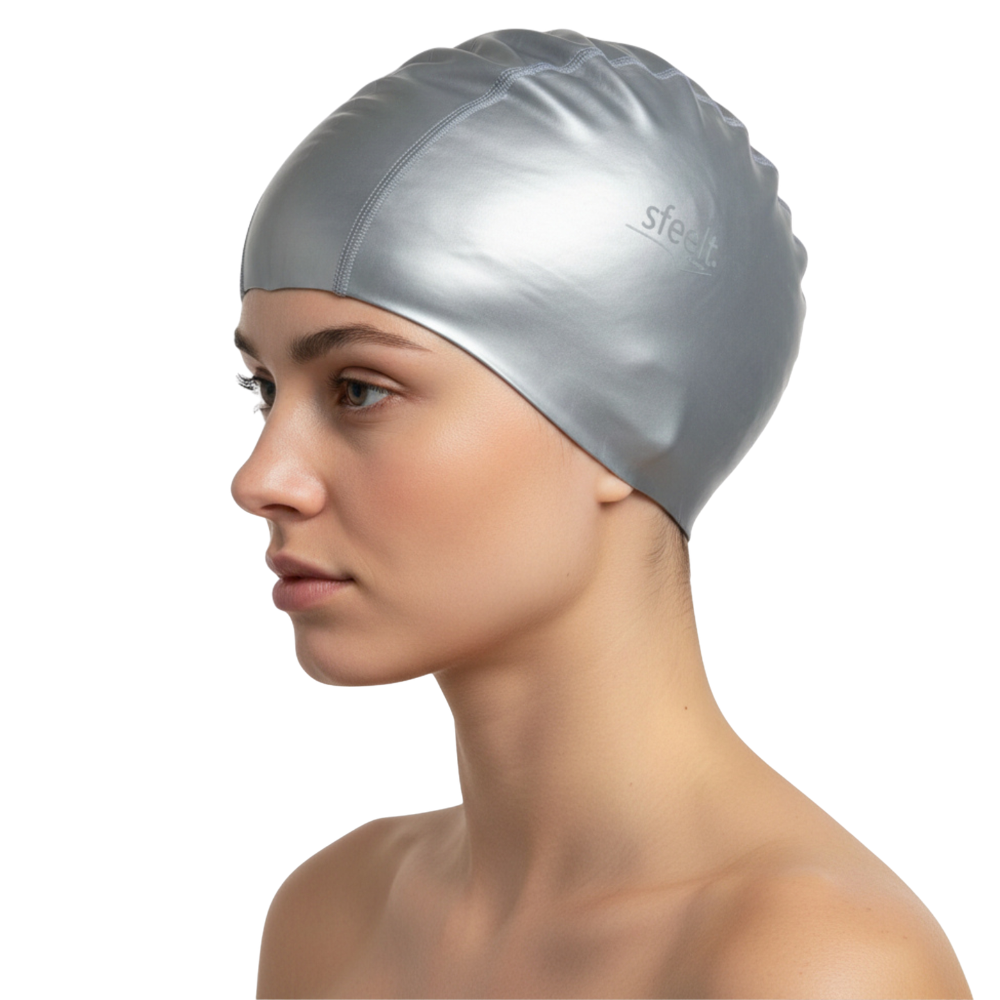 Gorro De Natación Gris
