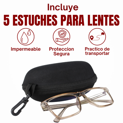 Kit 5 Estuches Impermeables para Lentes Sfeelt
