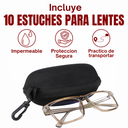 Mayoreo 10 Estuches para Lentes Sfeelt